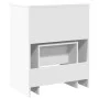 Tocador con taburete blanco 60x40x113,5 cm de , Tocadores para dormitorios - Ref: Foro24-848213, Precio: 101,80 €, Descuento: %