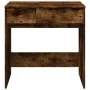 Tocador con espejo roble ahumado 73x46,5x120 cm de , Tocadores para dormitorios - Ref: Foro24-848224, Precio: 84,42 €, Descue...