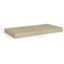 Estantes flotantes de pared 2 uds MDF roble 50x23x3,8 cm en Estanterías | Comprar online en Foru.es