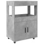 Carrito de bar madera de ingeniería gris hormigón 60x39,5x89 cm de , Aparadores - Ref: Foro24-848272, Precio: 105,10 €, Descu...