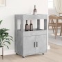 Carrito de bar madera de ingeniería gris hormigón 60x39,5x89 cm de , Aparadores - Ref: Foro24-848272, Precio: 105,10 €, Descu...