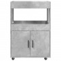 Carrito de bar madera de ingeniería gris hormigón 60x39,5x89 cm de , Aparadores - Ref: Foro24-848272, Precio: 105,10 €, Descu...
