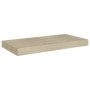 Estantes flotantes de pared 4 uds negro MDF 50x23x3,8 cm en Estanterías | Comprar online en Foru.es