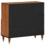 Armario auxiliar madera maciza de mango 80x33x75 cm de , Aparadores - Ref: Foro24-358311, Precio: 126,70 €, Descuento: %