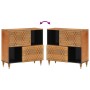 Armario auxiliar madera maciza de mango 80x33x75 cm de , Aparadores - Ref: Foro24-358311, Precio: 126,70 €, Descuento: %
