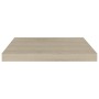 Estantes flotantes de pared 4 uds negro MDF 50x23x3,8 cm en Estanterías | Comprar online en Foru.es