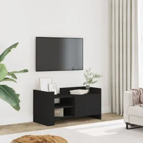 Mueble de TV madera de ingeniería negro 80x35x40 cm by , TV Furniture - Ref: Foro24-848368, Price: 51,12 €, Discount: %