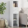 Hoher Schrank aus weißem Ingenieurholz 30x42,5x124 cm von , Sideboards - Ref: Foro24-846152, Preis: 65,91 €, Rabatt: %