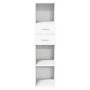 Hoher Schrank aus weißem Ingenieurholz 30x42,5x124 cm von , Sideboards - Ref: Foro24-846152, Preis: 65,91 €, Rabatt: %