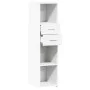 Hoher Schrank aus weißem Ingenieurholz 30x42,5x124 cm von , Sideboards - Ref: Foro24-846152, Preis: 65,91 €, Rabatt: %