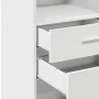 Hoher Schrank aus weißem Ingenieurholz 30x42,5x124 cm von , Sideboards - Ref: Foro24-846152, Preis: 65,91 €, Rabatt: %