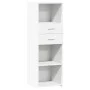 Aparador alto madera de ingeniería blanco 40x42,5x124 cm by , Sideboards - Ref: Foro24-846159, Price: 74,29 €, Discount: %