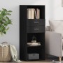 Aparador alto madera de ingeniería negro 45x42,5x124 cm de , Aparadores - Ref: Foro24-846167, Precio: 80,39 €, Descuento: %