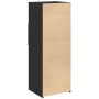 Aparador alto madera de ingeniería negro 45x42,5x124 cm de , Aparadores - Ref: Foro24-846167, Precio: 80,39 €, Descuento: %