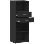 Aparador alto madera de ingeniería negro 45x42,5x124 cm de , Aparadores - Ref: Foro24-846167, Precio: 80,39 €, Descuento: %