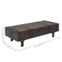 Mesa de centro madera contrachapada estilo vintage 120x55x35 cm en Mesas de centro | Comprar online en Foru.es
