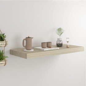 Estante flotante de pared MDF color roble 60x23,5x3,8 cm en Estanterías | Comprar online en Foru.es