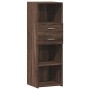 Aparador alto madera de ingeniería marrón roble 40x42,5x124 cm de , Aparadores - Ref: Foro24-846165, Precio: 68,20 €, Descuen...