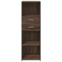 Aparador alto madera de ingeniería marrón roble 40x42,5x124 cm de , Aparadores - Ref: Foro24-846165, Precio: 68,20 €, Descuen...