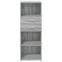 Aparador alto madera de ingeniería gris Sonoma 45x42,5x124 cm de , Aparadores - Ref: Foro24-846171, Precio: 78,82 €, Descuent...