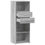 Aparador alto madera de ingeniería gris Sonoma 45x42,5x124 cm de , Aparadores - Ref: Foro24-846171, Precio: 78,82 €, Descuent...