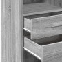 Aparador alto madera de ingeniería gris Sonoma 50x42,5x124 cm de , Aparadores - Ref: Foro24-846178, Precio: 81,37 €, Descuent...