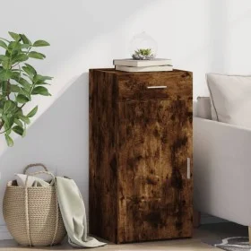 Aparador madera de ingeniería roble ahumado 45x42,5x93 cm by , Sideboards - Ref: Foro24-846289, Price: 76,31 €, Discount: %