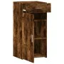 Aparador madera de ingeniería roble ahumado 45x42,5x93 cm de , Aparadores - Ref: Foro24-846289, Precio: 76,31 €, Descuento: %