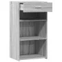 Aparador de madera de ingeniería gris Sonoma 50x42,5x93 cm de , Aparadores - Ref: Foro24-846332, Precio: 70,24 €, Descuento: %