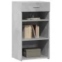Aparador de madera de ingeniería gris hormigón 50x42,5x93 cm de , Aparadores - Ref: Foro24-846330, Precio: 62,07 €, Descuento: %