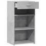 Aparador de madera de ingeniería gris hormigón 50x42,5x93 cm de , Aparadores - Ref: Foro24-846330, Precio: 62,07 €, Descuento: %
