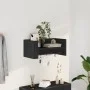 Estante de pared madera de ingeniería negro 70,5x35x30,5 cm de , Estantes y estanterías - Ref: Foro24-848452, Precio: 33,83 €...
