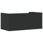 Estante de pared madera de ingeniería negro 70,5x35x30,5 cm de , Estantes y estanterías - Ref: Foro24-848452, Precio: 34,36 €...