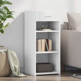 Aparador de madera de ingeniería blanco 40x42,5x93 cm by , Sideboards - Ref: Foro24-846313, Price: 59,19 €, Discount: %