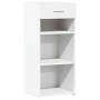 Aparador de madera de ingeniería blanco 40x42,5x93 cm de , Aparadores - Ref: Foro24-846313, Precio: 59,97 €, Descuento: %