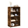 Aparador alto madera de ingeniería roble ahumado 70x41x124 cm de , Aparadores - Ref: Foro24-846408, Precio: 79,45 €, Descuent...
