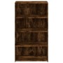 Aparador alto madera de ingeniería roble ahumado 70x41x124 cm de , Aparadores - Ref: Foro24-846408, Precio: 79,45 €, Descuent...