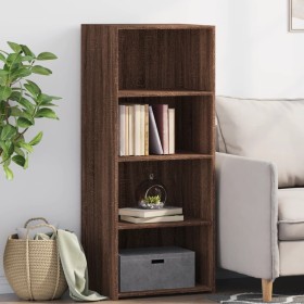 Aparador alto madera de ingeniería marrón roble 50x41x124 cm de , Aparadores - Ref: Foro24-846403, Precio: 81,48 €, Descuento: %