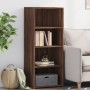 Aparador alto madera de ingeniería marrón roble 50x41x124 cm de , Aparadores - Ref: Foro24-846403, Precio: 81,48 €, Descuento: %