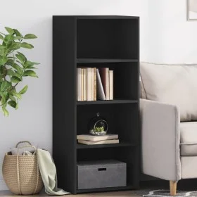 Aparador alto madera de ingeniería negro 50x41x124 cm de , Aparadores - Ref: Foro24-846398, Precio: 69,72 €, Descuento: %