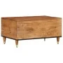 Mesa de centro de madera maciza de mango 80x50x40 cm de , Mesas de centro - Ref: Foro24-358289, Precio: 102,61 €, Descuento: %