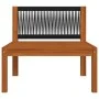 Garden furniture with cushions 3 pieces solid acacia wood by vidaXL, Modular outdoor sofas - Ref: Foro24-312425, Price: 209,7...