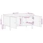 Mesa de centro de madera maciza de mango 80x50x40 cm de , Mesas de centro - Ref: Foro24-358289, Precio: 102,61 €, Descuento: %