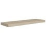 Estante flotante de pared MDF color roble 80x23,5x3,8 cm en Estanterías | Comprar online en Foru.es