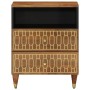 Mesita de noche madera maciza de mango 50x33x62 cm de , Mesitas de noche - Ref: Foro24-358294, Precio: 117,48 €, Descuento: %