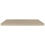 Estante flotante de pared MDF color roble 80x23,5x3,8 cm en Estanterías | Comprar online en Foru.es