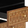 Mesita de noche madera maciza de mango 50x33x62 cm de , Mesitas de noche - Ref: Foro24-358294, Precio: 117,48 €, Descuento: %