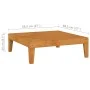 Gartenmöbel 2-teilig mit massiven Akazienholz und Kissen von vidaXL, Modulare Sofas für den Außenbereich - Ref: Foro24-312146...