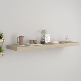 Estante flotante de pared MDF roble 90x23,5x3,8 cm en Estanterías | Comprar online en Foru.es