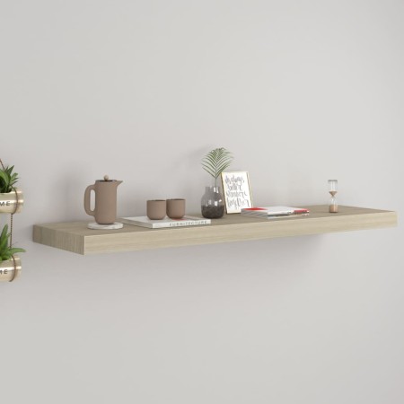 Estante flotante de pared MDF roble 90x23,5x3,8 cm en Estanterías | Comprar online en Foru.es